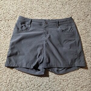 Kuhl Shorts Womens 4 Gray Outdoor Hiking Style 6356 Nylon Blend Breathable 22S